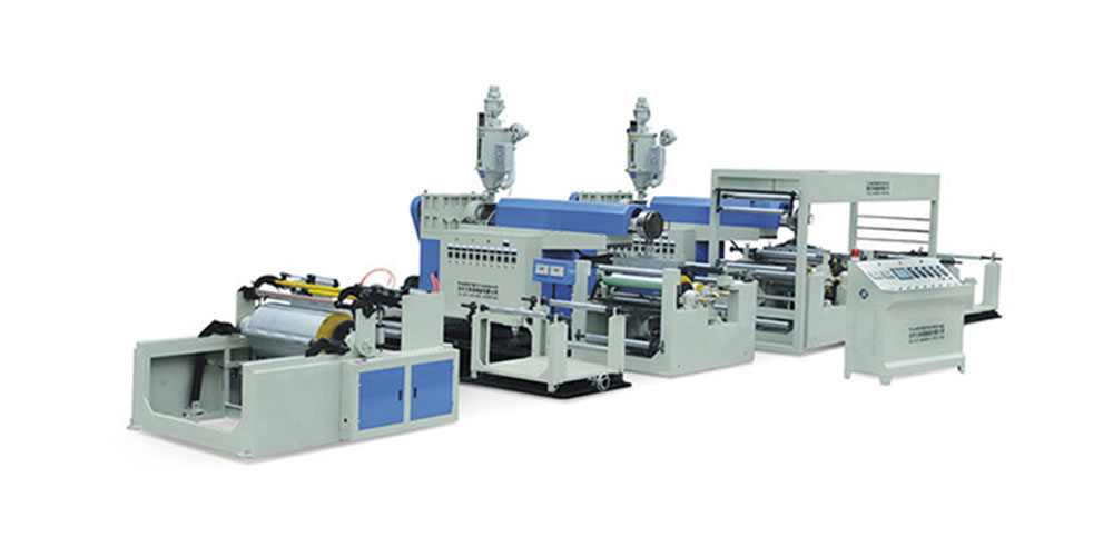 HL-B系列雙螺桿雙光面擠出淋膜復合機組（雙主機）